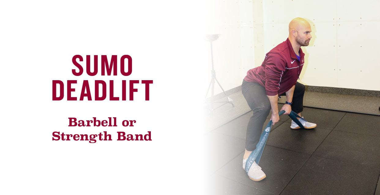 Sumo Deadlift - Leg Exercises - Band Bar Studios