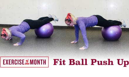 Fit Ball Push Up